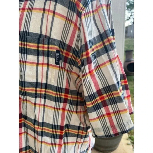 Woolrich short sleeve button up shirt plaid extra large - Picture 3 of 7